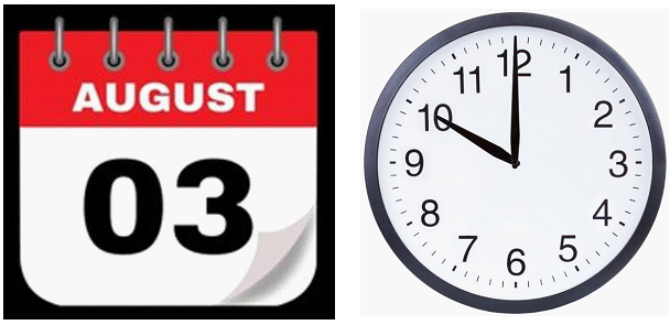 From 3 August, our morning service will start at 10am.